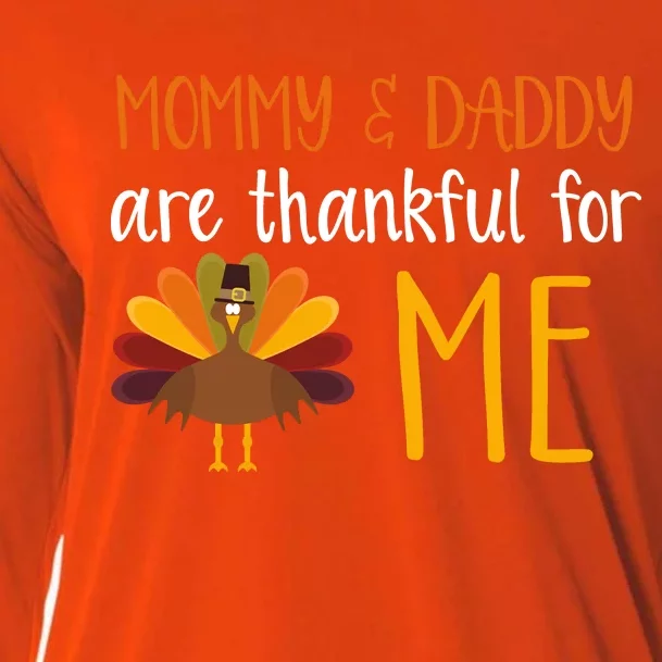 Mommy And Daddy Are Thankful For ME Cooling Performance Long Sleeve Crew