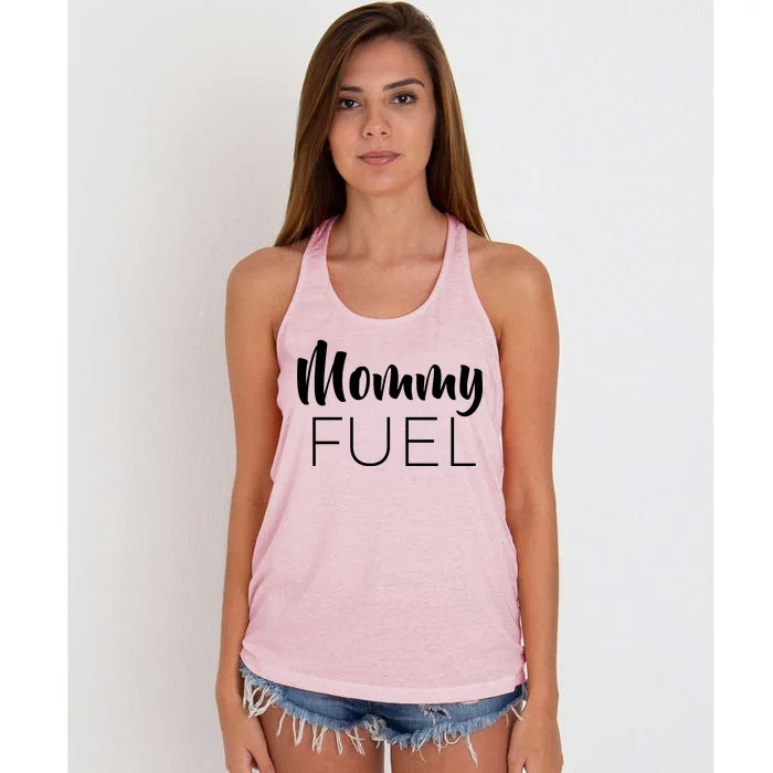 Mommy Fuel Women's Knotted Racerback Tank