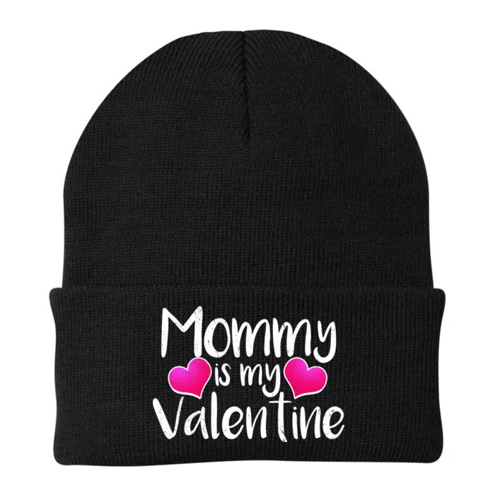 Mommy Is My Valentine Knit Cap Winter Beanie