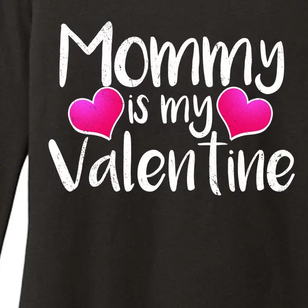 Mommy Is My Valentine Womens CVC Long Sleeve Shirt