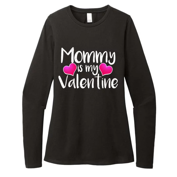 Mommy Is My Valentine Womens CVC Long Sleeve Shirt