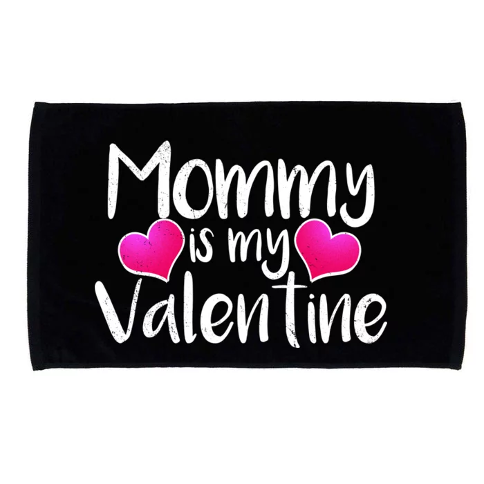 Mommy Is My Valentine Microfiber Hand Towel