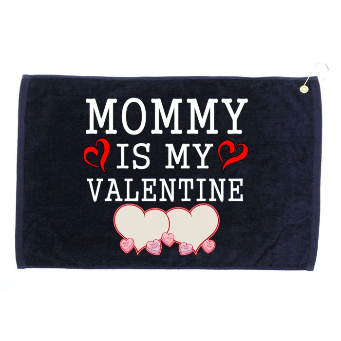 Mommy Is My Valentine Gift For Little Boy Grommeted Golf Towel