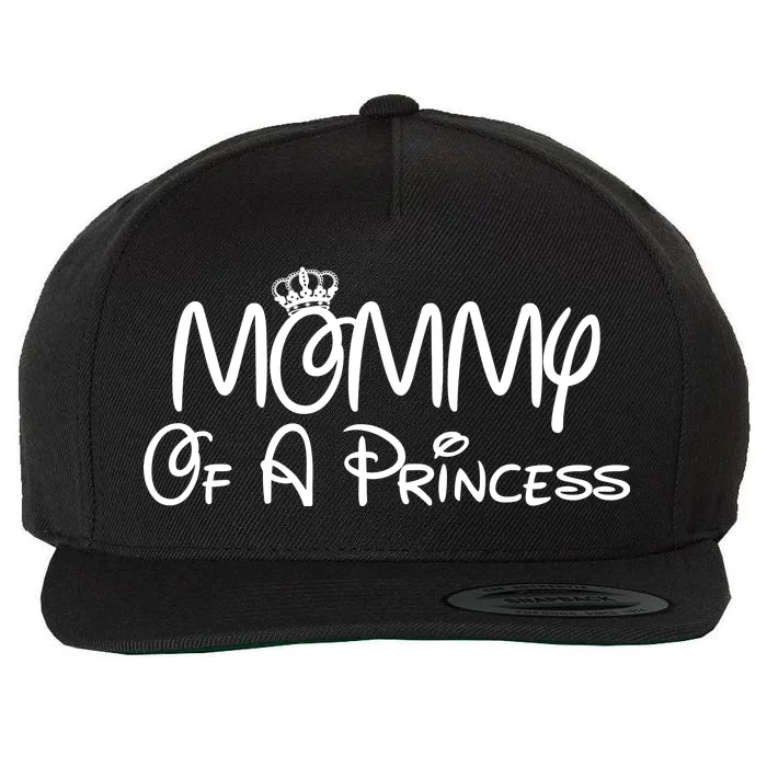 Mommy Of A Princess Wool Snapback Cap