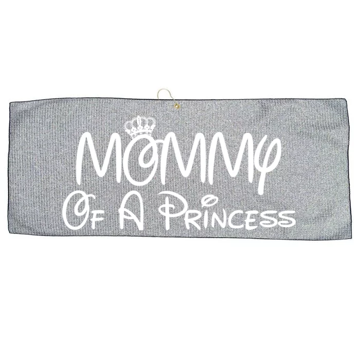 Mommy Of A Princess Large Microfiber Waffle Golf Towel