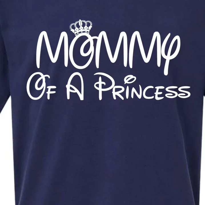 Mommy Of A Princess Sueded Cloud Jersey T-Shirt