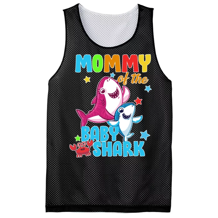 Mommy Of The Baby Shark Mesh Reversible Basketball Jersey Tank