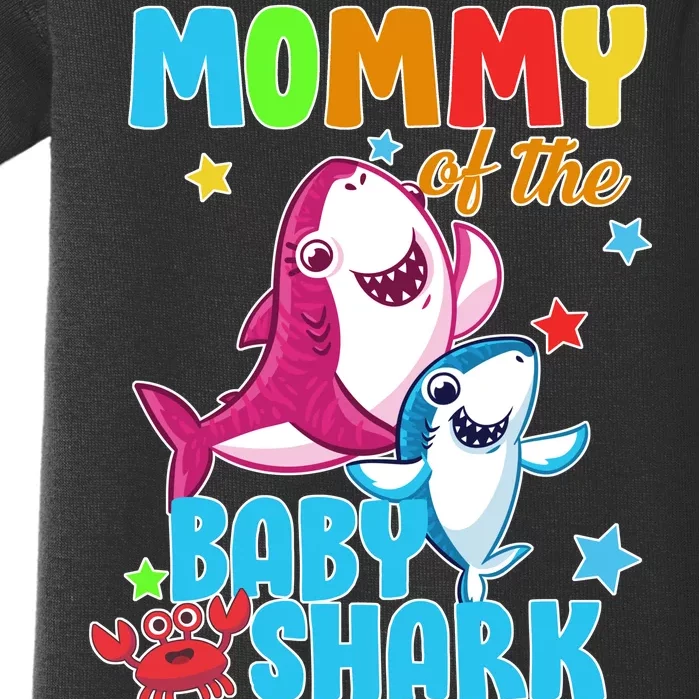 Mommy Of The Baby Shark Baby Bodysuit