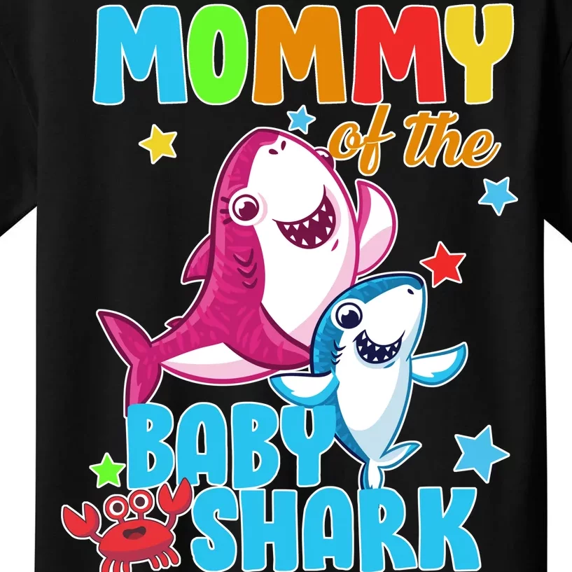 Mommy Of The Baby Shark Kids T-Shirt