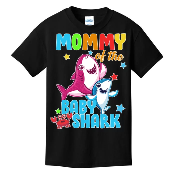 Mommy Of The Baby Shark Kids T-Shirt