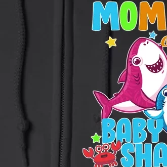 Mommy Of The Baby Shark Full Zip Hoodie