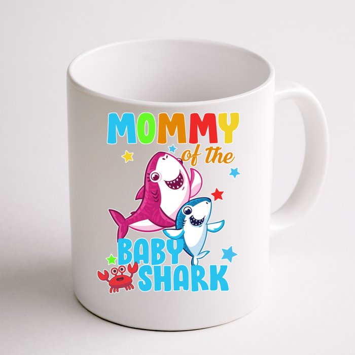 Mommy Of The Baby Shark Front & Back Coffee Mug