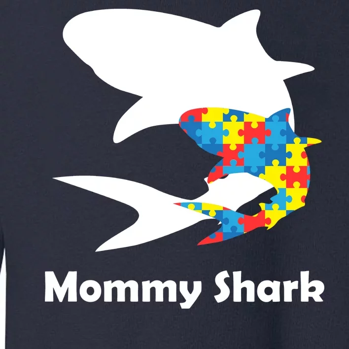 Mommy Shark Autism Awareness Toddler Sweatshirt