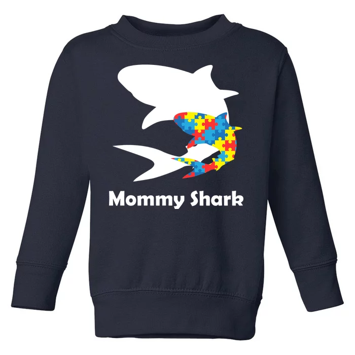 Mommy Shark Autism Awareness Toddler Sweatshirt