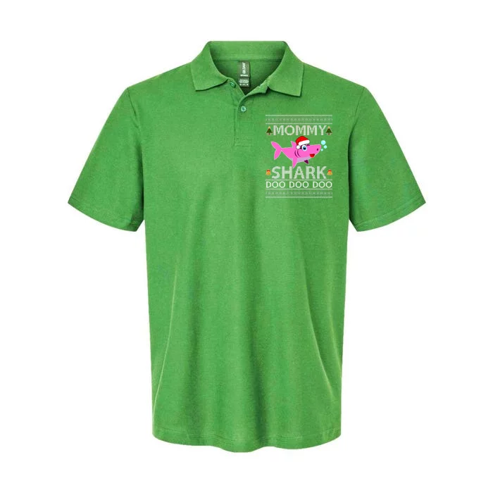 Mommy Shark Doo Doo Cute Ugly Christmas Softstyle Adult Sport Polo