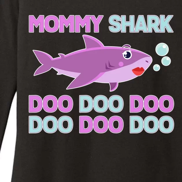 Mommy Shark Doo Doo Doo Womens CVC Long Sleeve Shirt