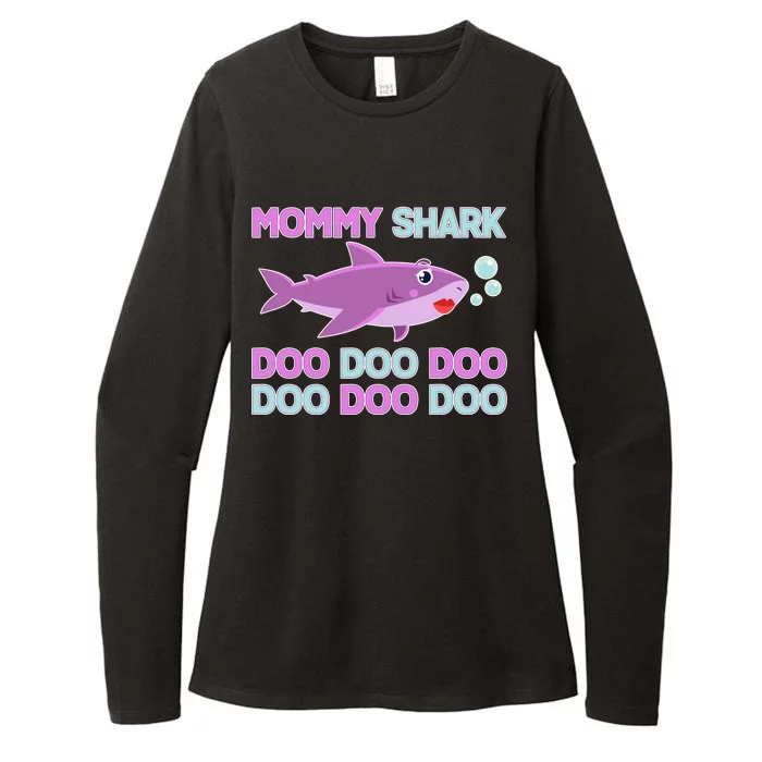 Mommy Shark Doo Doo Doo Womens CVC Long Sleeve Shirt