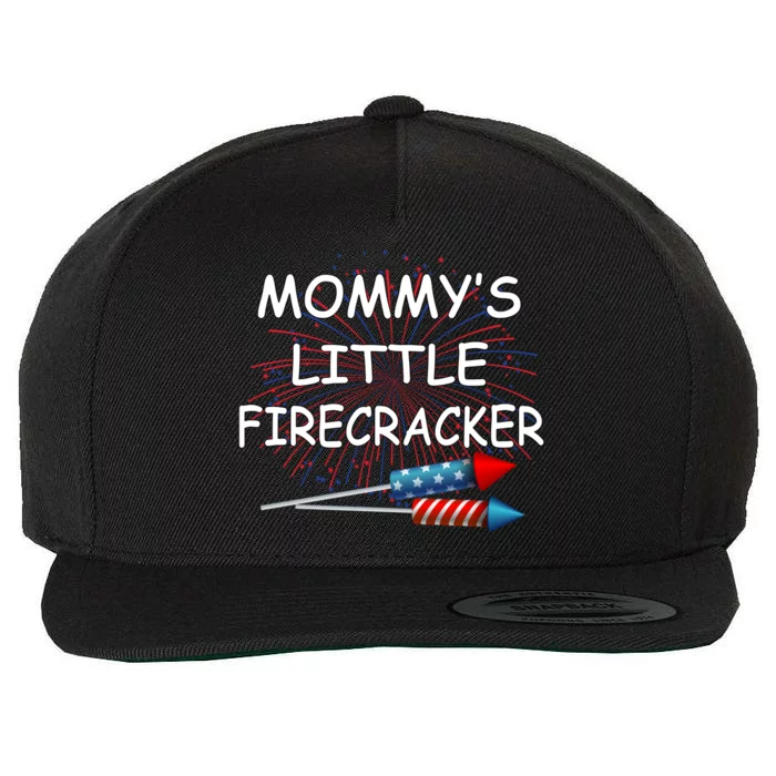 Mommy's little Firecracker Wool Snapback Cap