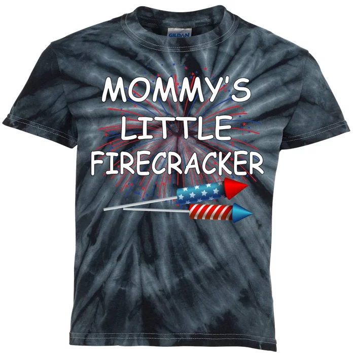 Mommy's little Firecracker Kids Tie-Dye T-Shirt