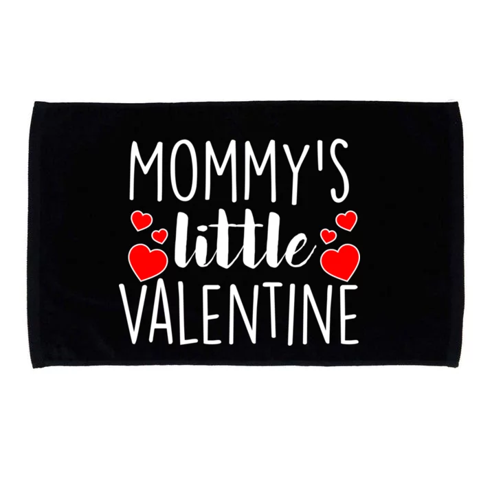 Mommy's Little Valentine Hearts Love Microfiber Hand Towel