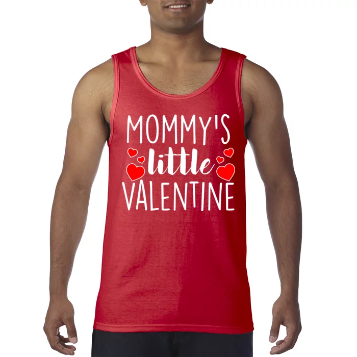 Mommy's Little Valentine Hearts Love Tank Top