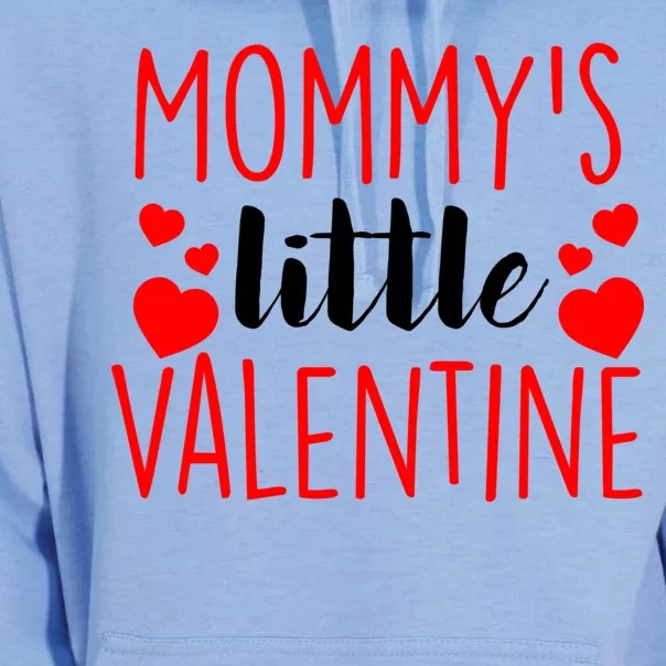 Mommy's Little Valentine Hearts Love Unisex Surf Hoodie