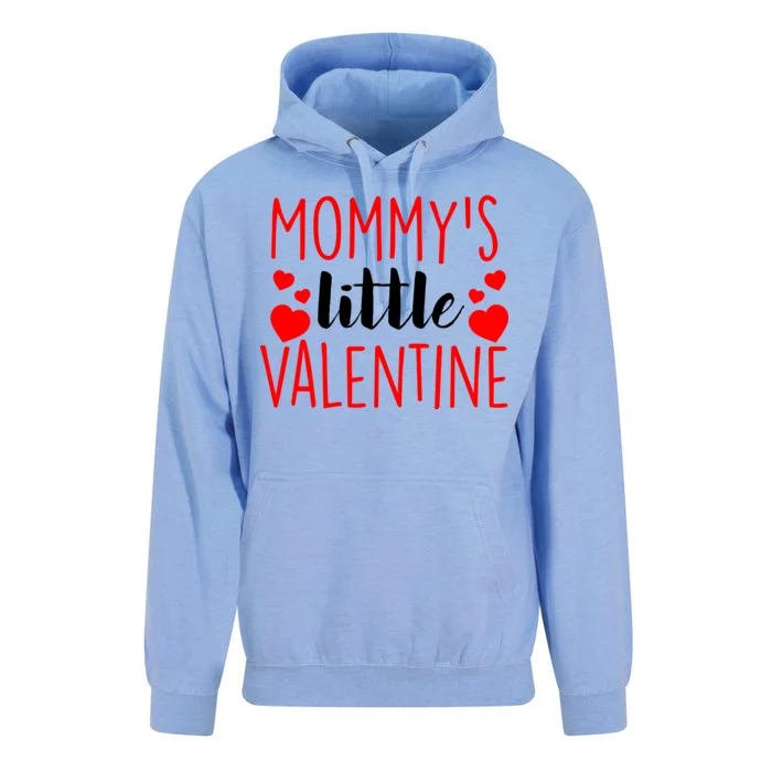 Mommy's Little Valentine Hearts Love Unisex Surf Hoodie