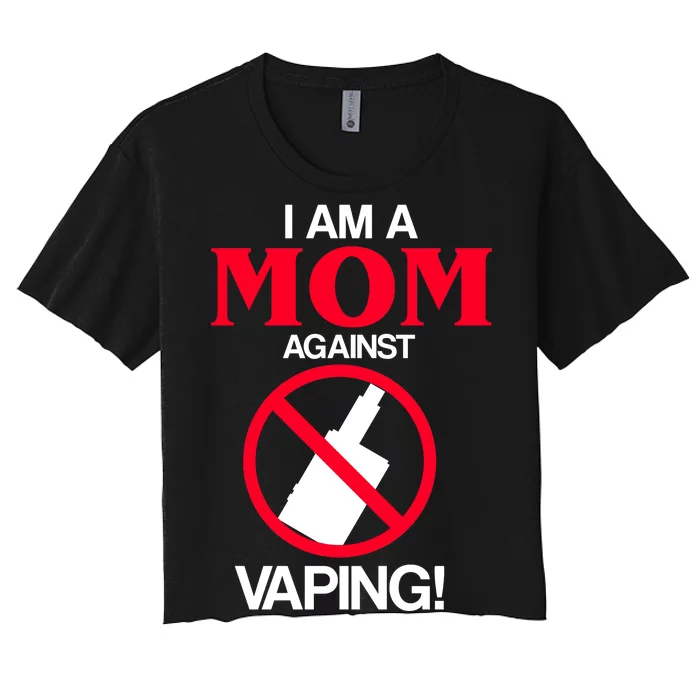 Moms Against Vaping Women's Crop Top Tee