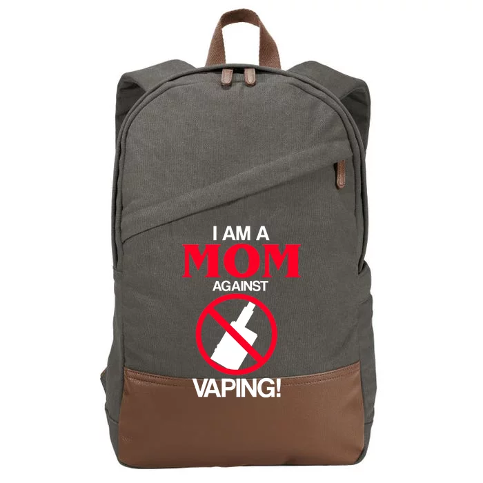 Moms Against Vaping Cotton Canvas Backpack