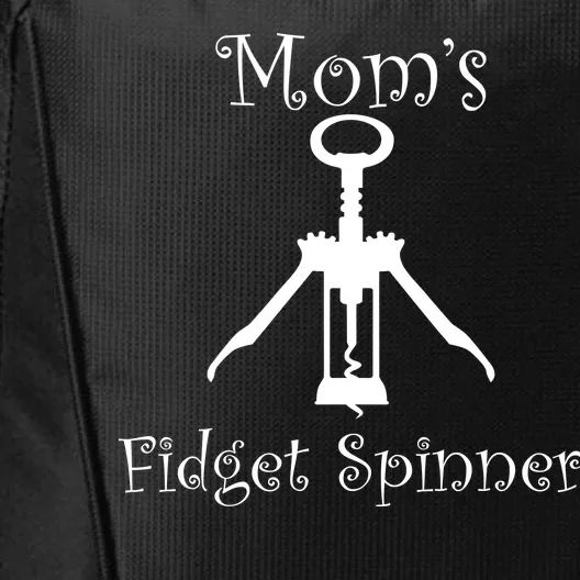 Mom's Fidget Spinner Wine Bottle Opener City Backpack