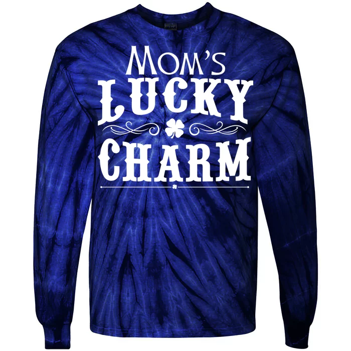 Mom's Lucky Charm Tie-Dye Long Sleeve Shirt