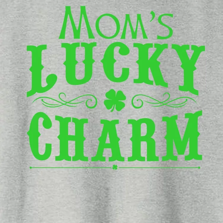 Mom's Lucky Charm Women's Crop Top Tee