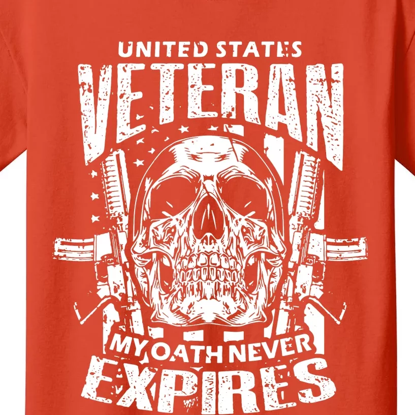 My Oath Never Expires Veteran Kids T-Shirt