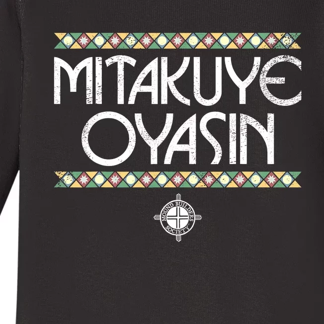 Matikuye Oyasin Native American Indian Saying Baby Long Sleeve Bodysuit