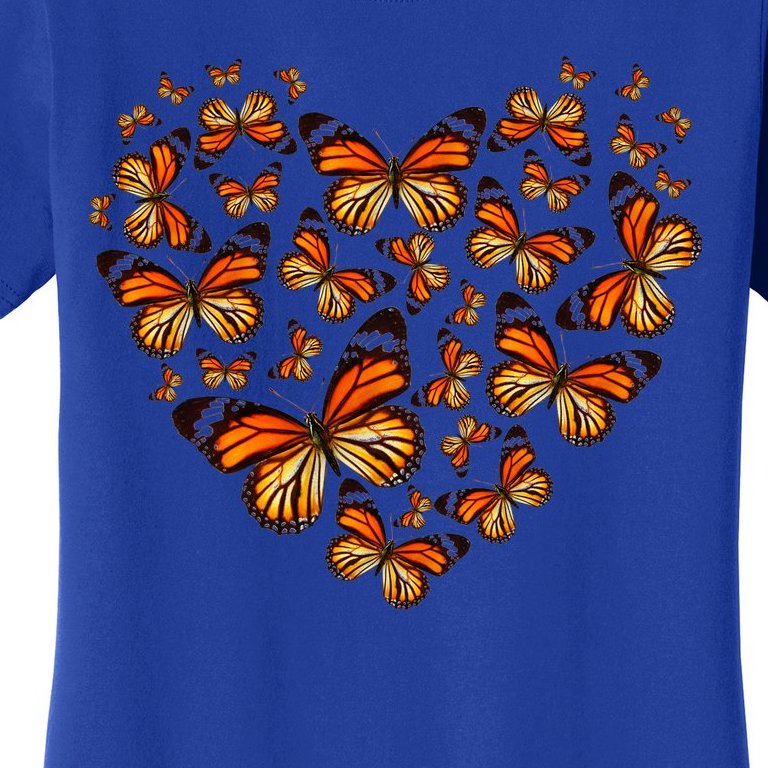 Monarch Butterfly Heart Women's T-Shirt