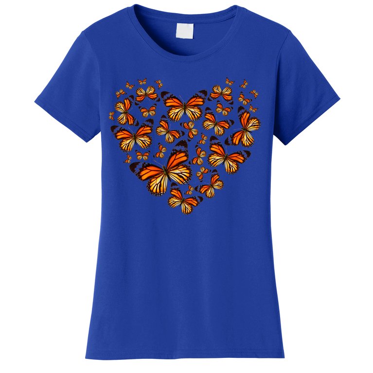 Monarch Butterfly Heart Women's T-Shirt