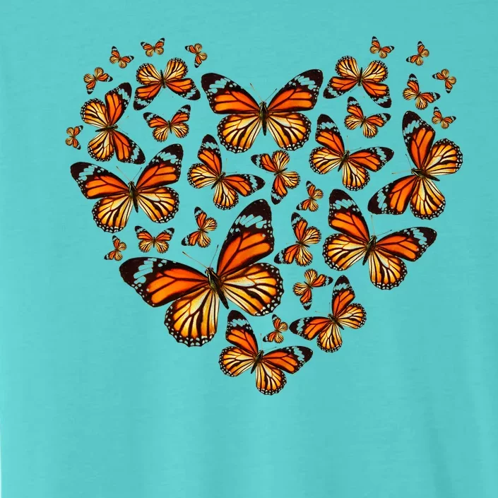 Monarch Butterfly Heart ChromaSoft Performance T-Shirt