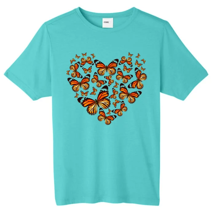 Monarch Butterfly Heart ChromaSoft Performance T-Shirt