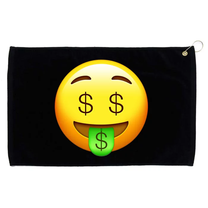 Money Emoji Grommeted Golf Towel