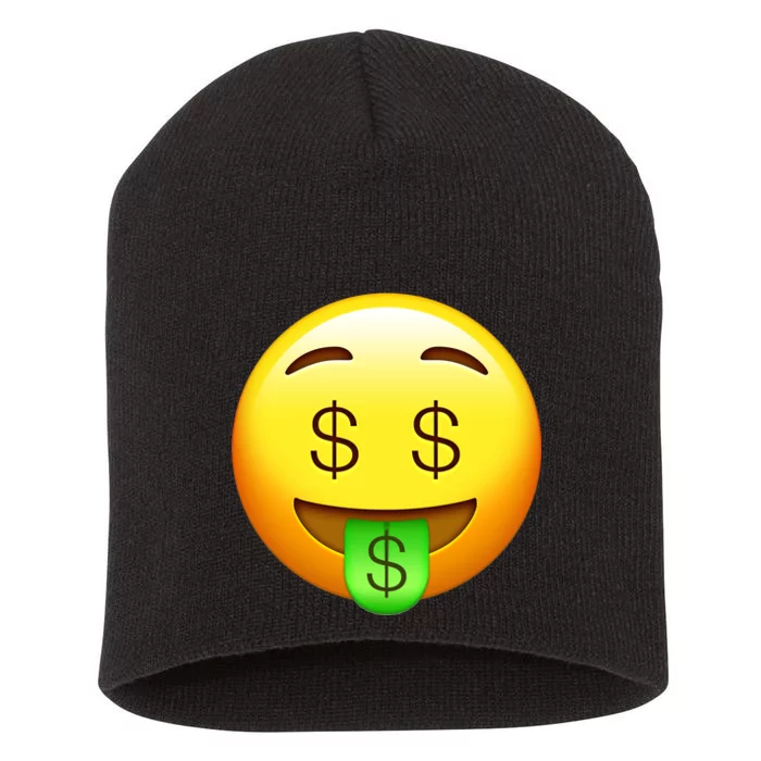 Money Emoji Short Acrylic Beanie