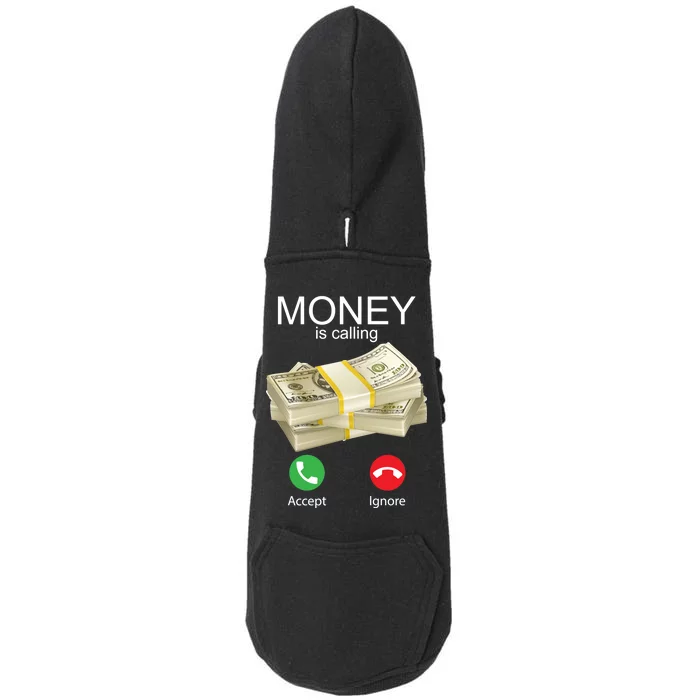 Money Is Calling Doggie 3-End Fleece Hoodie