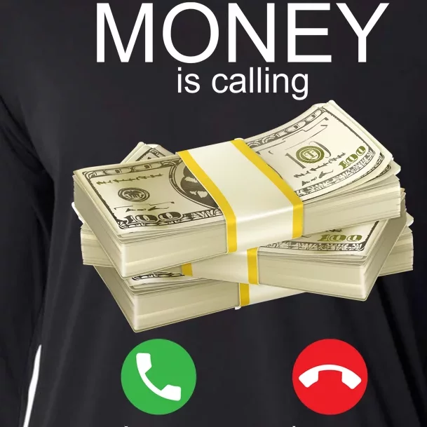 Money Is Calling Cooling Performance Long Sleeve Crew