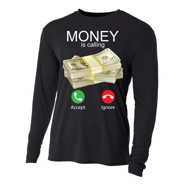 Money Is Calling Cooling Performance Long Sleeve Crew