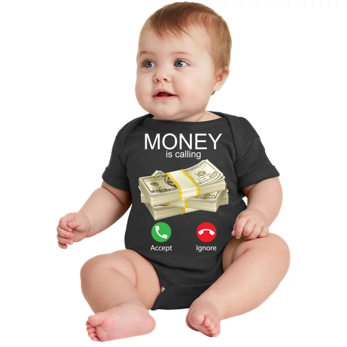 Money Is Calling Baby Bodysuit