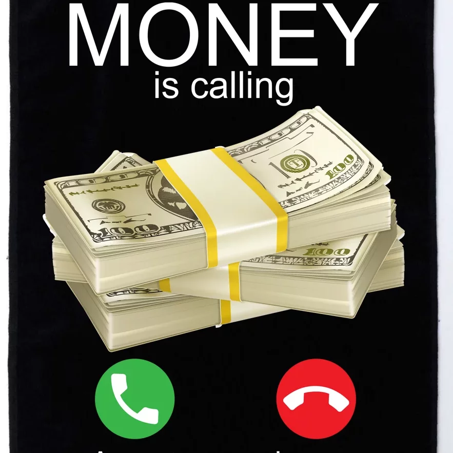 Money Is Calling Platinum Collection Golf Towel