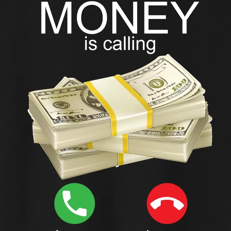 Money Is Calling Women's Crop Top Tee