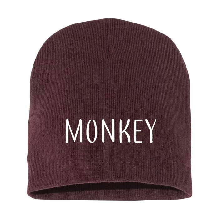 Monkey Short Acrylic Beanie