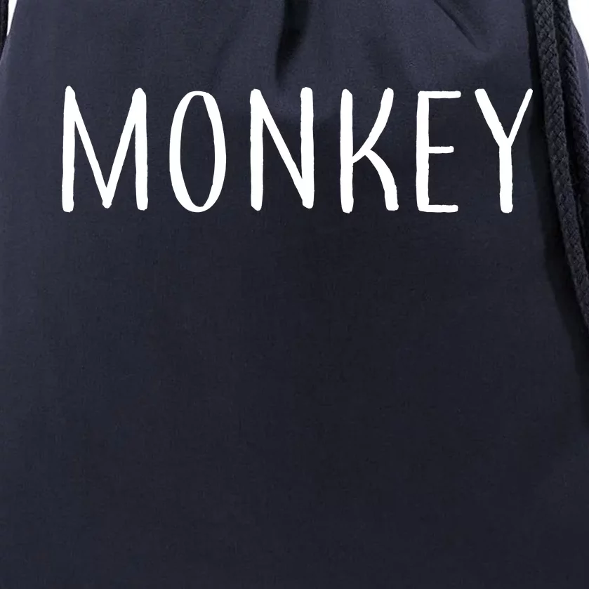 Monkey Drawstring Bag