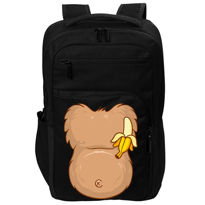 Monkey Ape Belly Costume Impact Tech Backpack