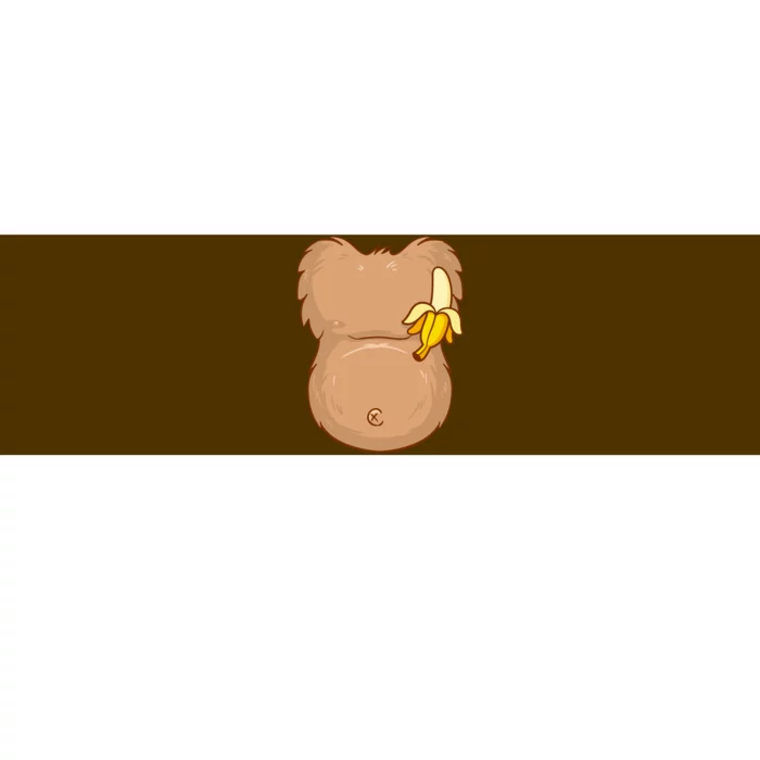 Monkey Ape Belly Costume Bumper Sticker